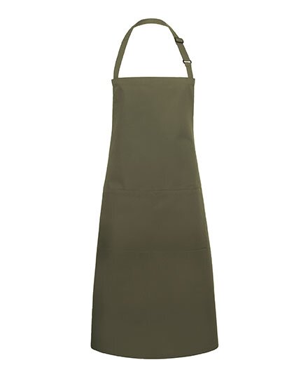 KY133 Karlowsky Übergrößen Latzschürze Basic mit Schnalle und Tasche