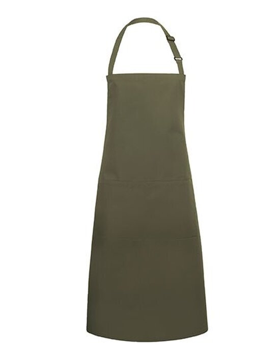 KY133 Karlowsky Übergrößen Latzschürze Basic mit Schnalle und Tasche