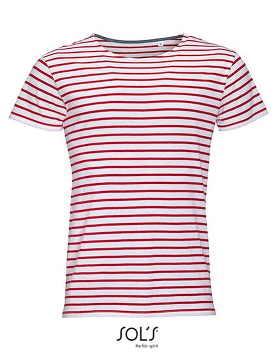 Men`s Round Neck Striped T-Shirt Miles