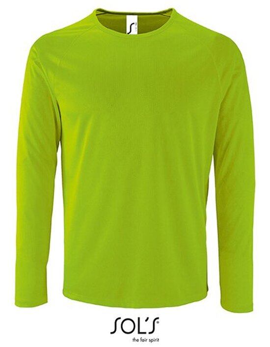 Men`s Long-Sleeve Sports T-Shirt Sporty