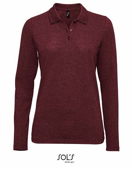 Women`s Long-Sleeve Piqué Polo Shirt Perfect