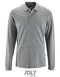 Men`s Long-Sleeve Piqué Polo Shirt Perfect
