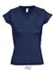 Ladies` V-Neck-T-Shirt Moon