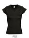 Ladies` V-Neck-T-Shirt Moon