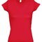 Ladies` V-Neck-T-Shirt Moon