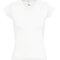 Ladies` V-Neck-T-Shirt Moon