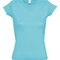 Ladies` V-Neck-T-Shirt Moon