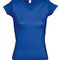 Ladies` V-Neck-T-Shirt Moon