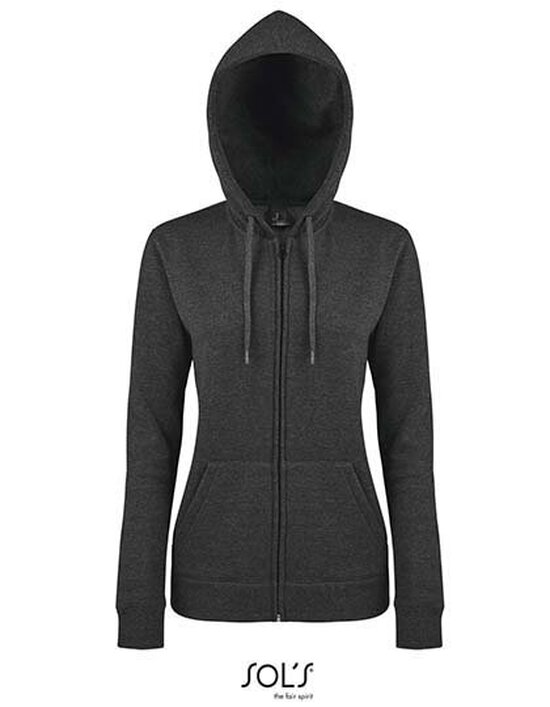 Women Hooded Zipped Jacket Seven