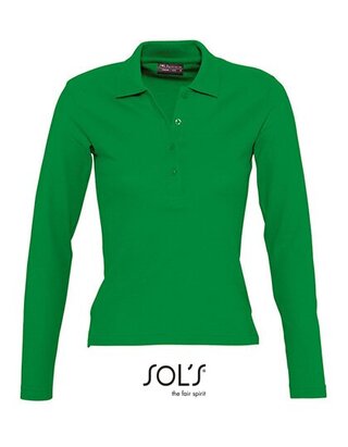 Ladies` Longsleeve Polo Podium
