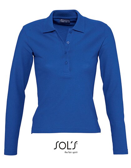Ladies` Longsleeve Polo Podium