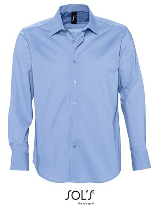 Men`s Stretch-Shirt Brighton Longsleeve
