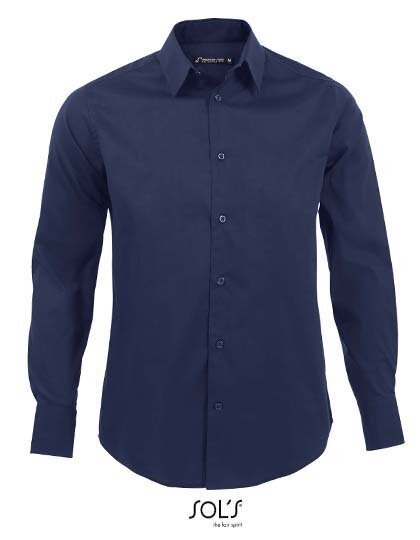 Men`s Stretch-Shirt Brighton Longsleeve