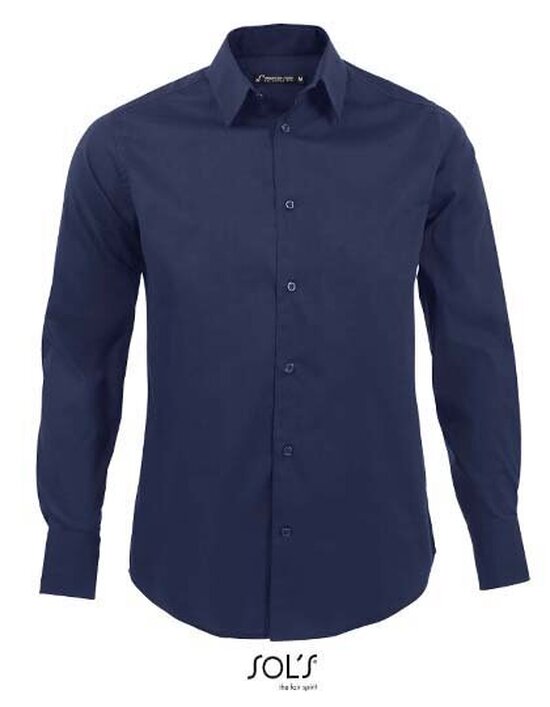 Men`s Stretch-Shirt Brighton Longsleeve