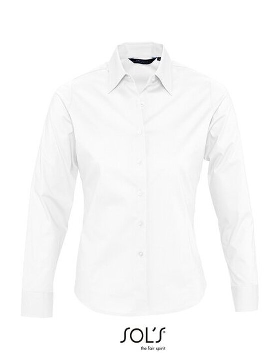 Ladies` Long Sleeved Stretch Shirt Eden