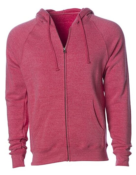 Unisex Midweight Special Blend Raglan Zip Hood