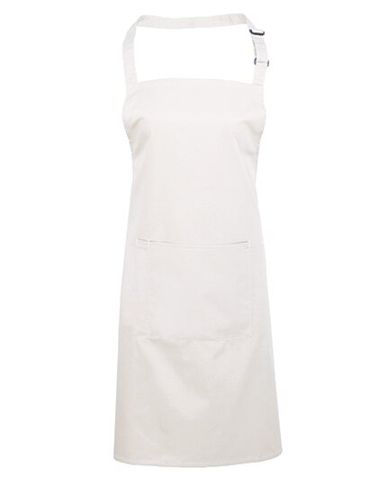 Colours Collection Bib Apron with Pocket