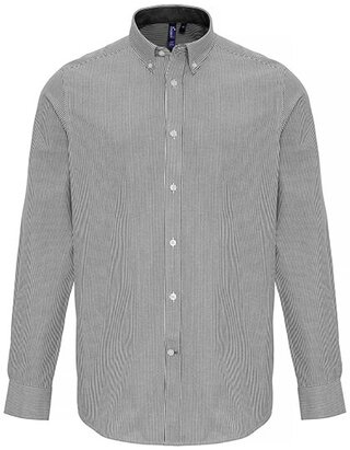 Mens Cotton Rich Oxford Stripes Shirt