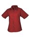 Ladies` Poplin Short Sleeve Blouse