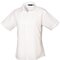 Ladies` Poplin Short Sleeve Blouse