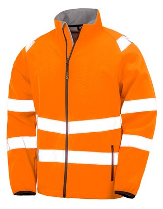 RT505 Result Genuine Recycled Recycled Printable Safety Softshell Jacket