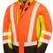Recycled 3-Layer Printable 3-Tone Safety Softshell Jacket