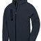 3-Layer Recycled Printable Hooded Casual Softshell Jacket