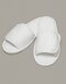 Open Toe Slipper With Hook and Loop Fastening