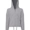 Kids Recycled Cropped Oversize Full-Zip Hoodie