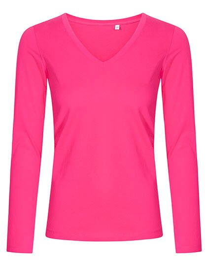 Women´s V-Neck T-Shirt Longsleeve