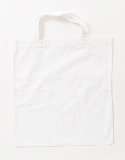 Baumwolltasche, kurze Henkel