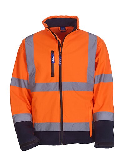 High Visibility 2 Bands & Braces Softshell Jacket