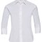 Ladies` 3/4 Sleeve Fitted Stretch Shirt