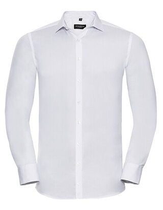 Men`s Long Sleeve Fitted Ultimate Stretch Shirt