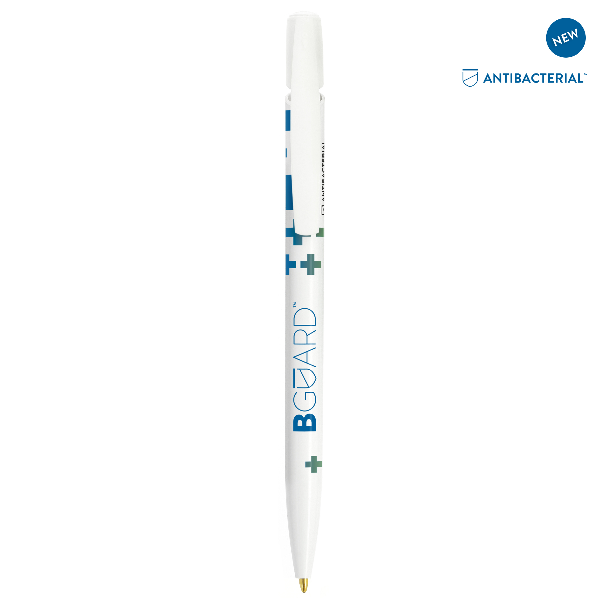 BIC® Media Clic BGUARD™ Antibakterieller Kugelschreiber Antibac. Logo