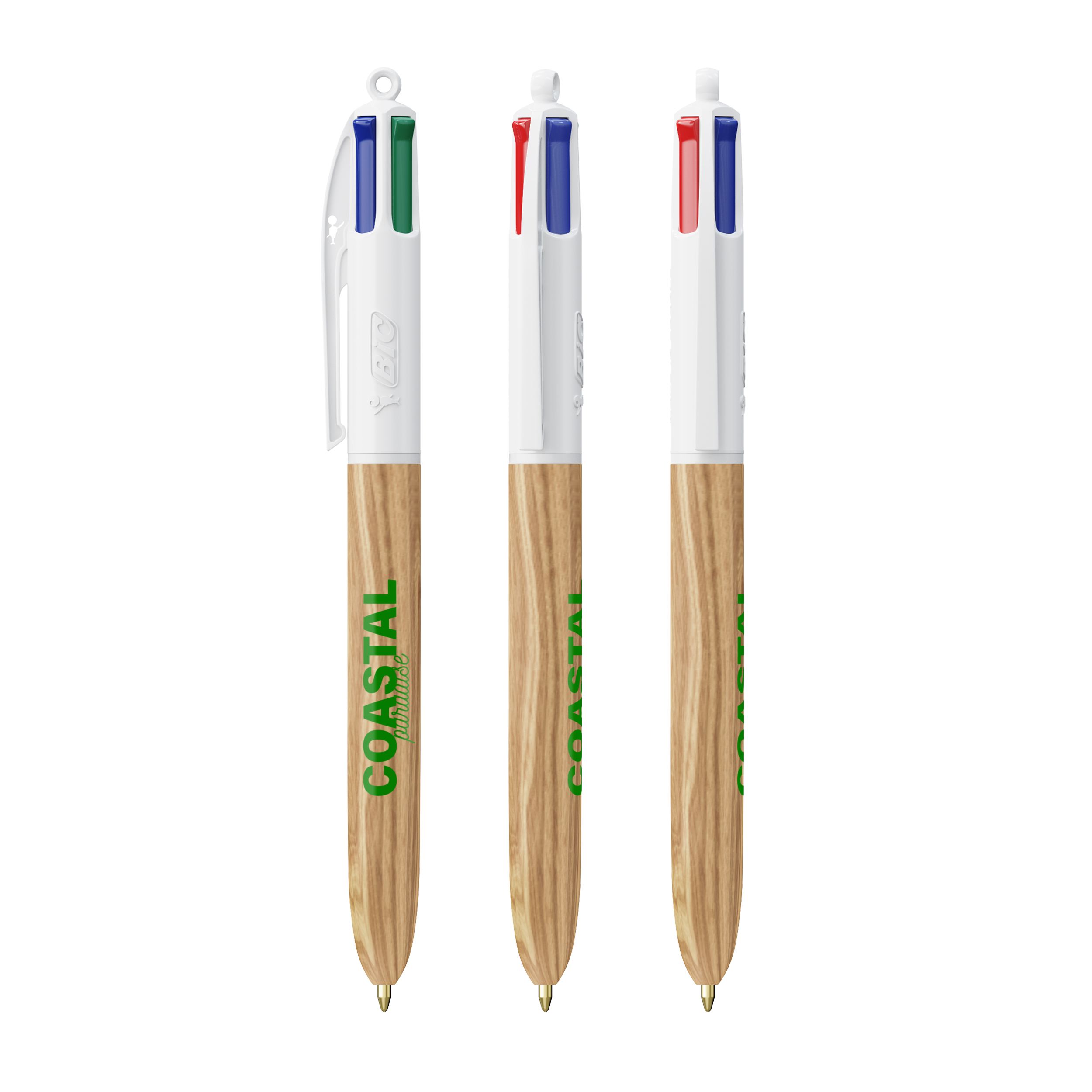 BIC® 4 Colours® Wood Style