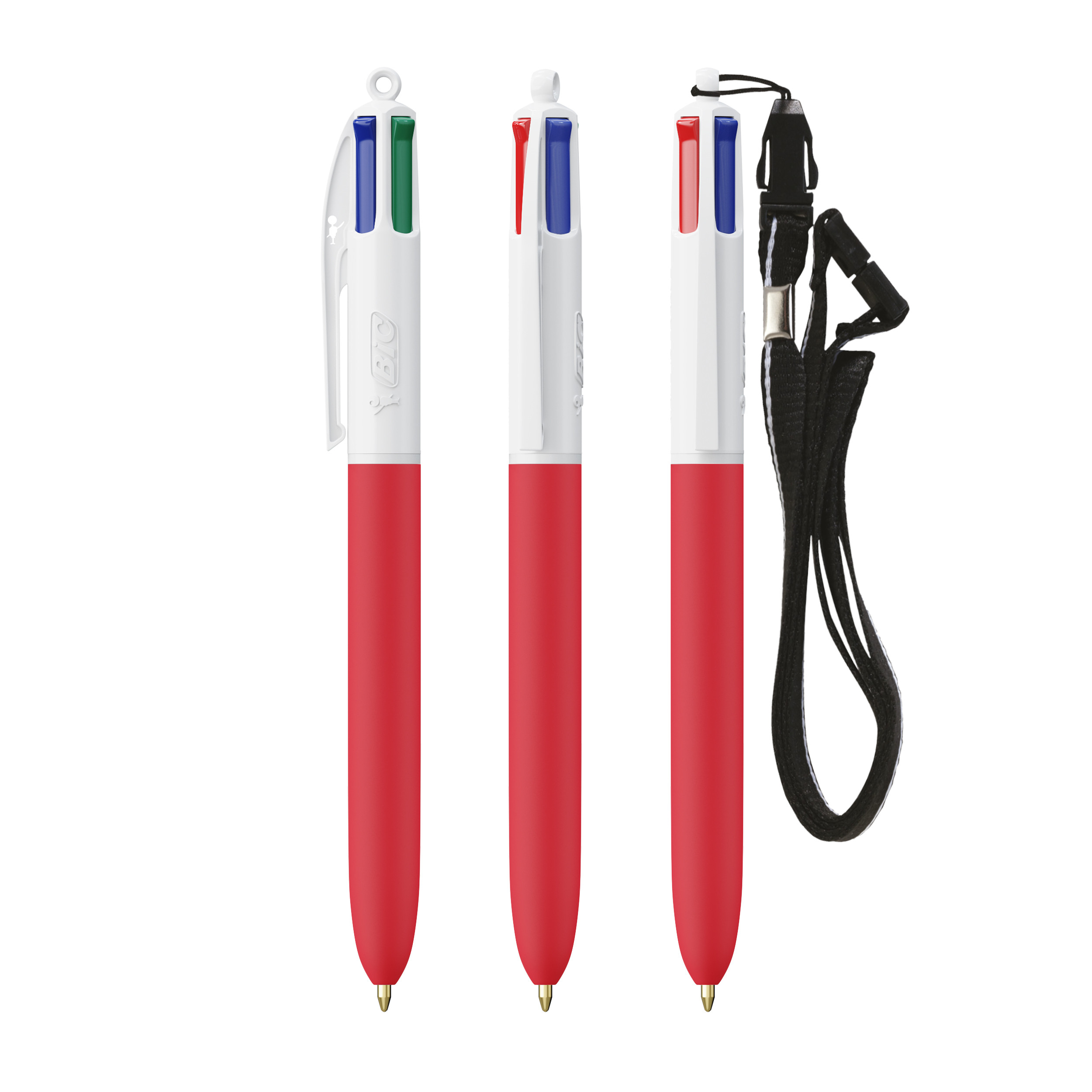 BIC® 4 Colours® Soft with Lanyard