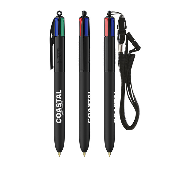 BIC® 4 Colours® Soft with Lanyard