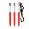 BIC® 4 Colours® ballpen + lanyard