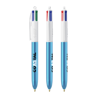 BIC® 4 Colours® Shine ballpen