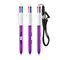 BIC® 4 Colours® Shine with lanyard ballpen