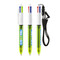 BIC® 4 Colours® Fluo with lanyard ballpen