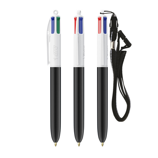 BIC® 4 Colours® ECO + lanyard