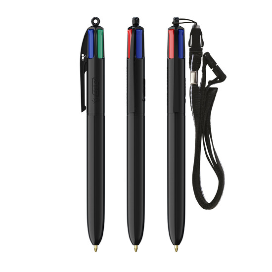 BIC® 4 Colours® ECO + lanyard