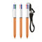 BIC® 4 Colours Fashion mit Lanyard Kugelschreiber