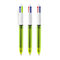 BIC® 4 Farben Fluo Kugelschreiber Transparentes