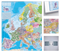 Europa Postleitzahlenkarte Pinnkarte